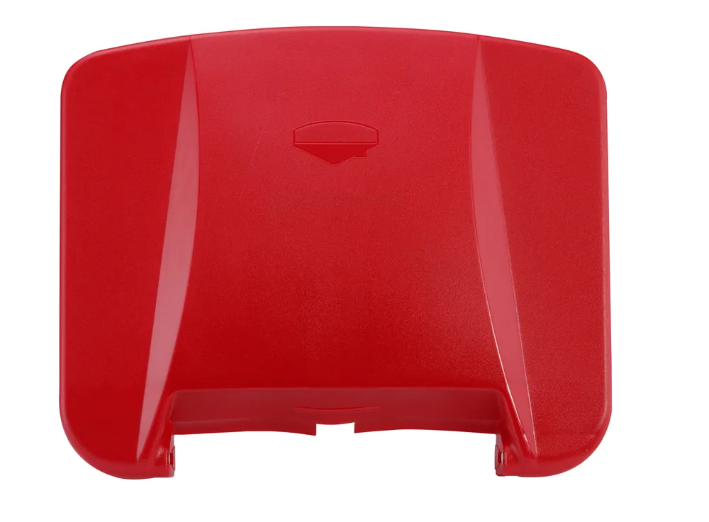 Tampa para Recipiente de Lixo 426x510mm Vermelha