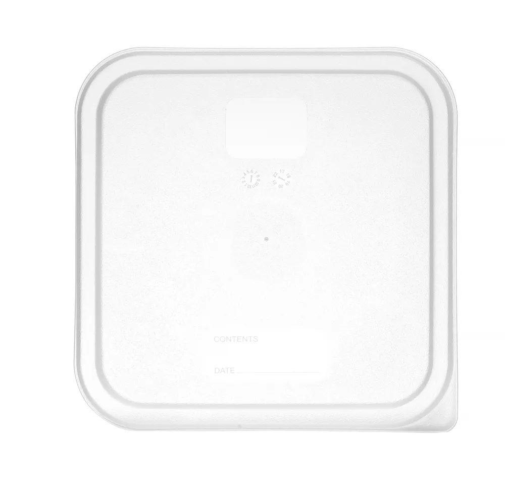 Tampa para Recipiente de Alimentos 190x190mm Polipropileno