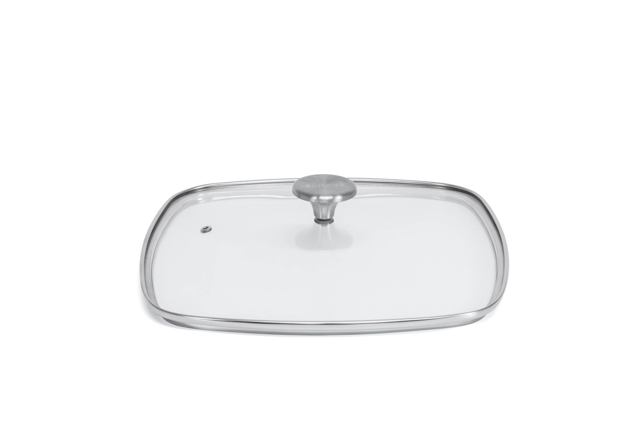 Tampa Quadrada 28x28 cm em Cristal para Cozinha Profissional