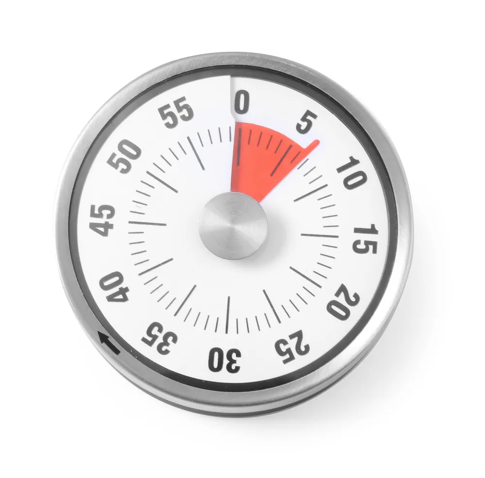 Temporizador de Cozinha Analógico Magnético 60 Minutos