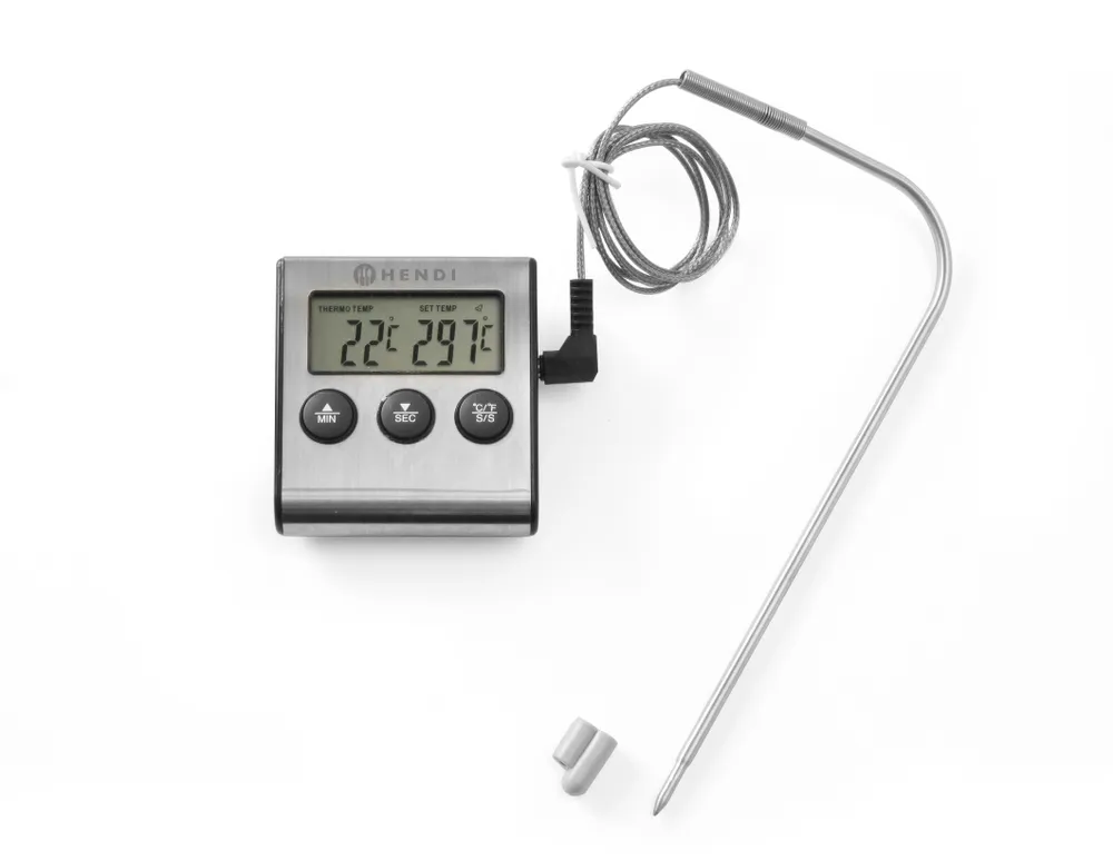 Termómetro para Assados com Temporizador Digital -50°C a 250°C