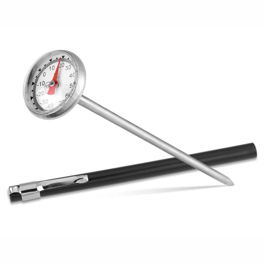 Termómetro de Bolso 14.3 cm Inox -40°C a 70°C Cozinha Profissional