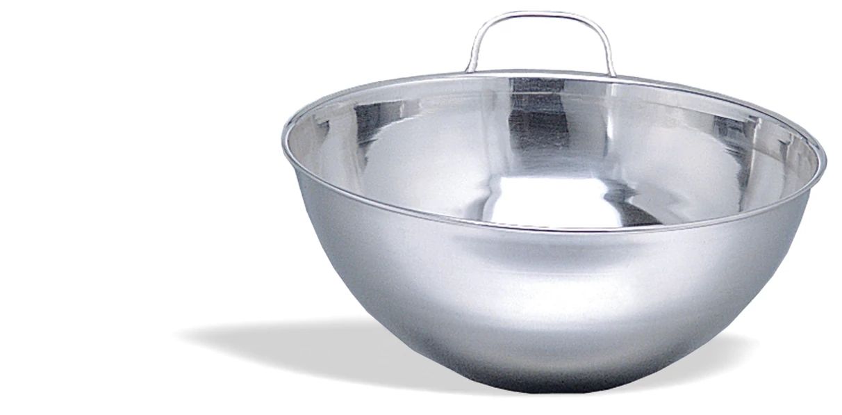 Alguidar de Mistura Aço Inoxidável 10L com Pega 35cm