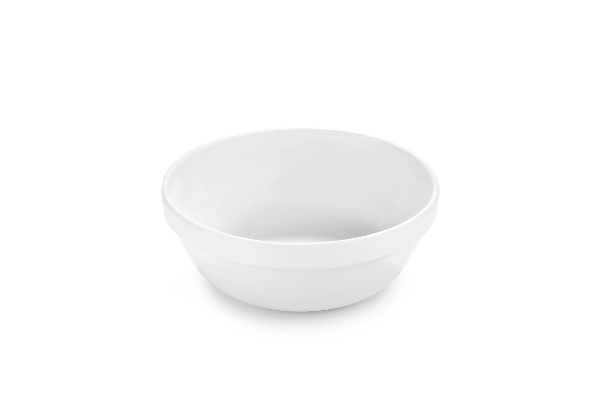 Taça Empilhável Melamina Branca 14 cm
