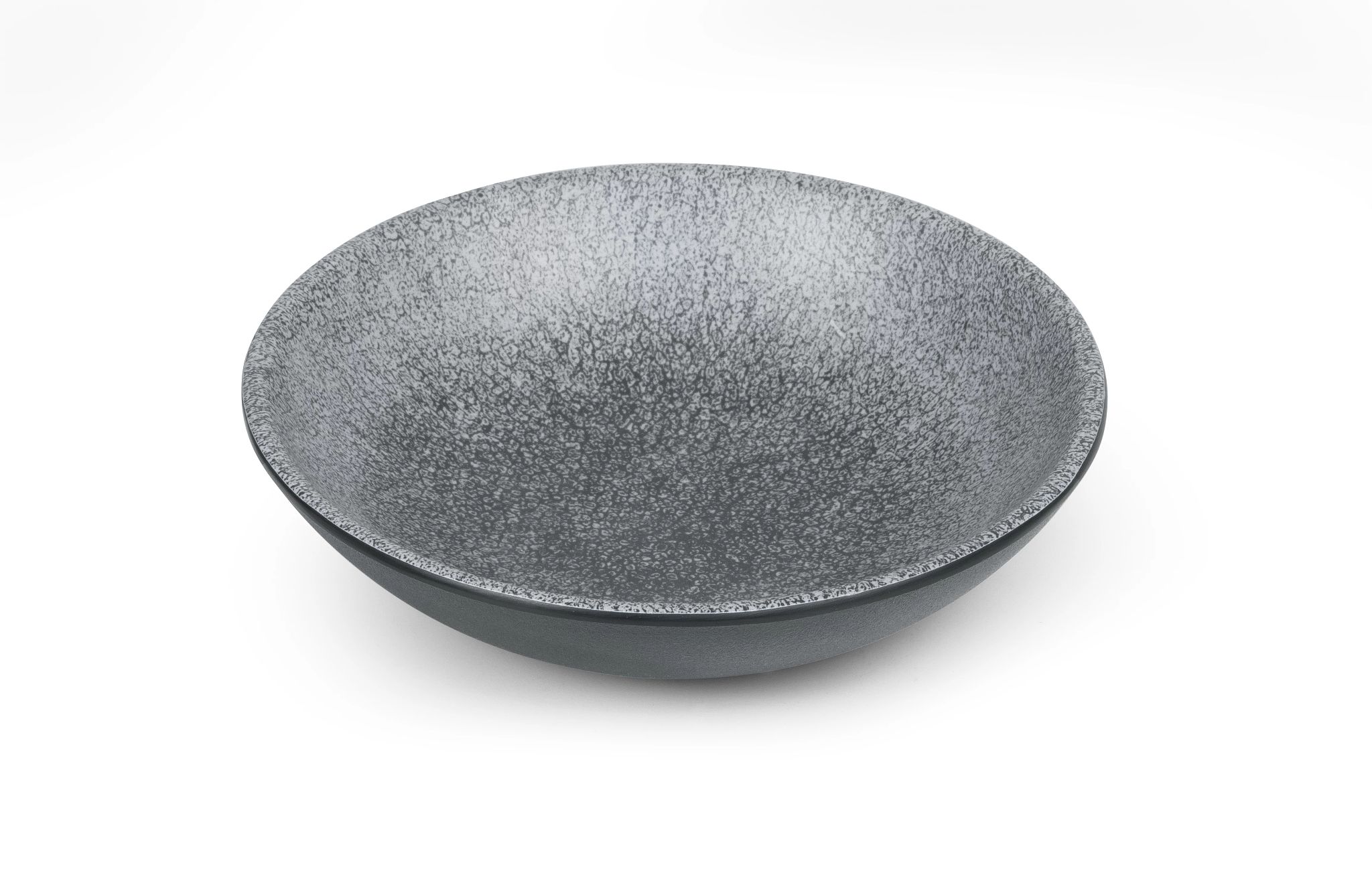 Tigela de Melamina Cinza 18 cm para Serviço de Mesa