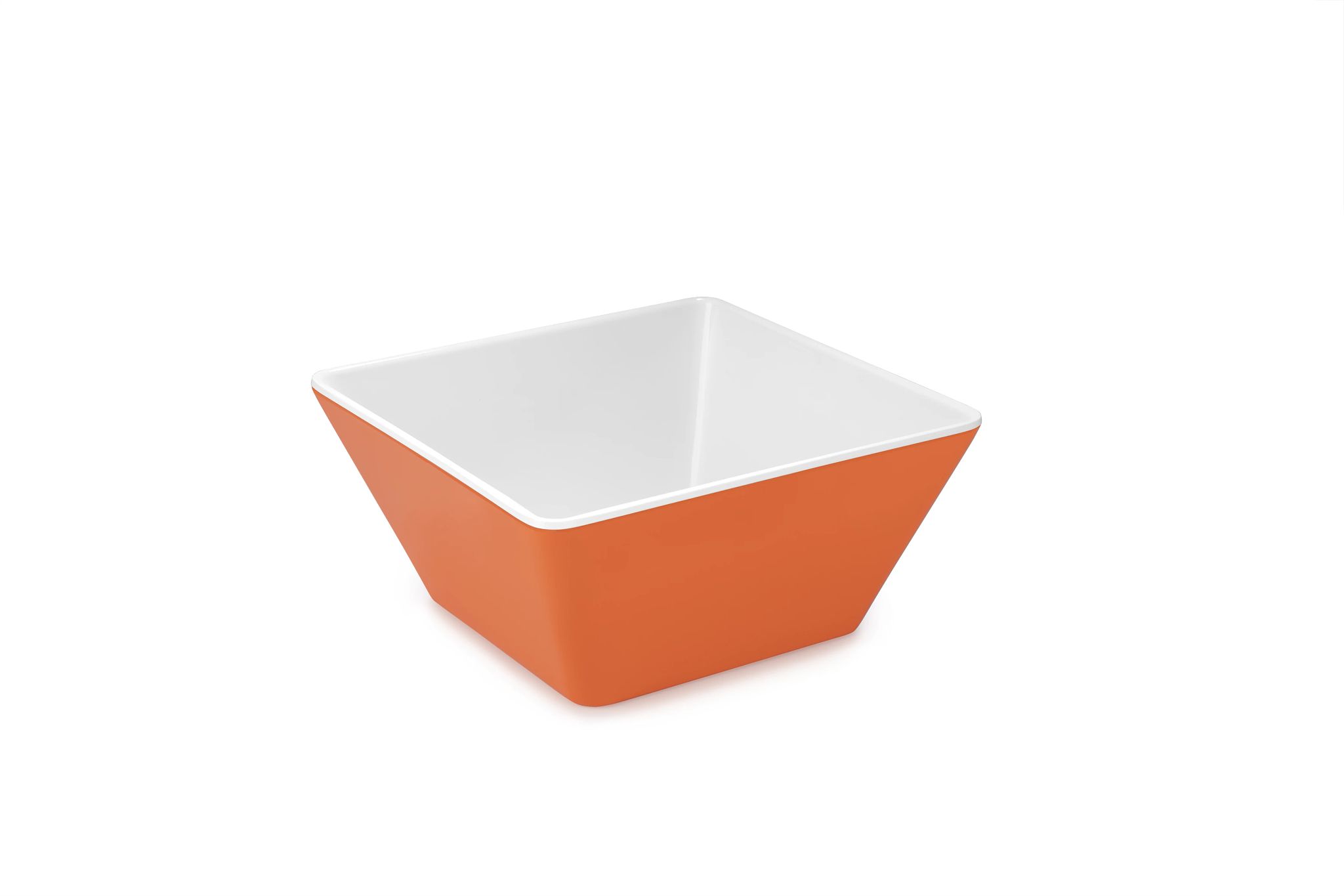 Taça Quadrada Melamina Bicolor 18x18cm - Serviço de Mesa