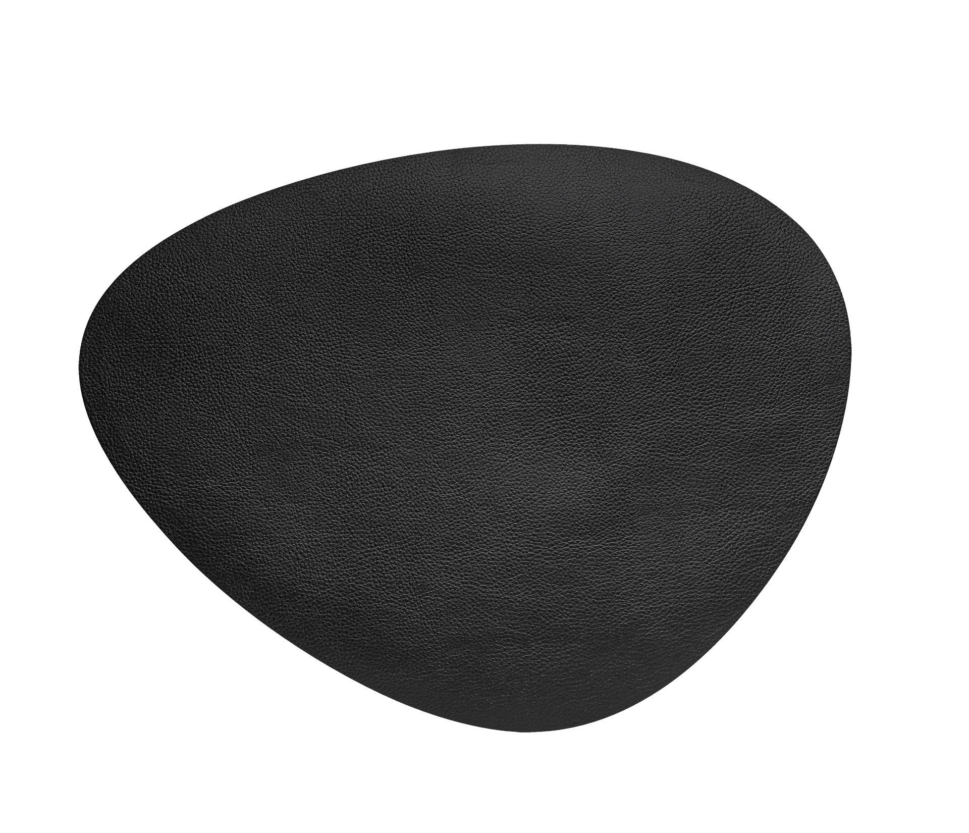Toalha de Mesa Individual Couro Reciclado Preta 45x35 cm