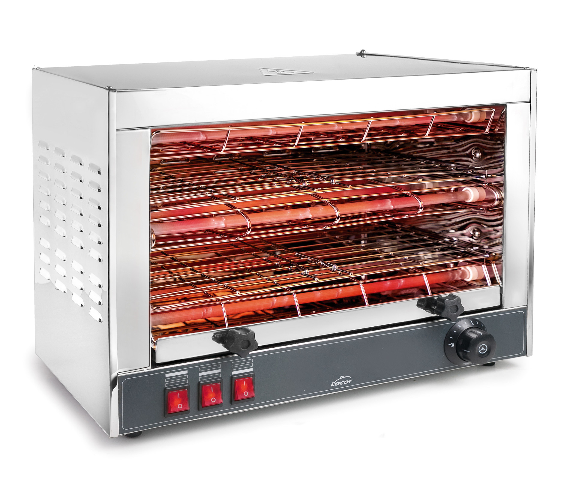 Torradeira Elétrica Horizontal 2 Níveis 3600W Profissional