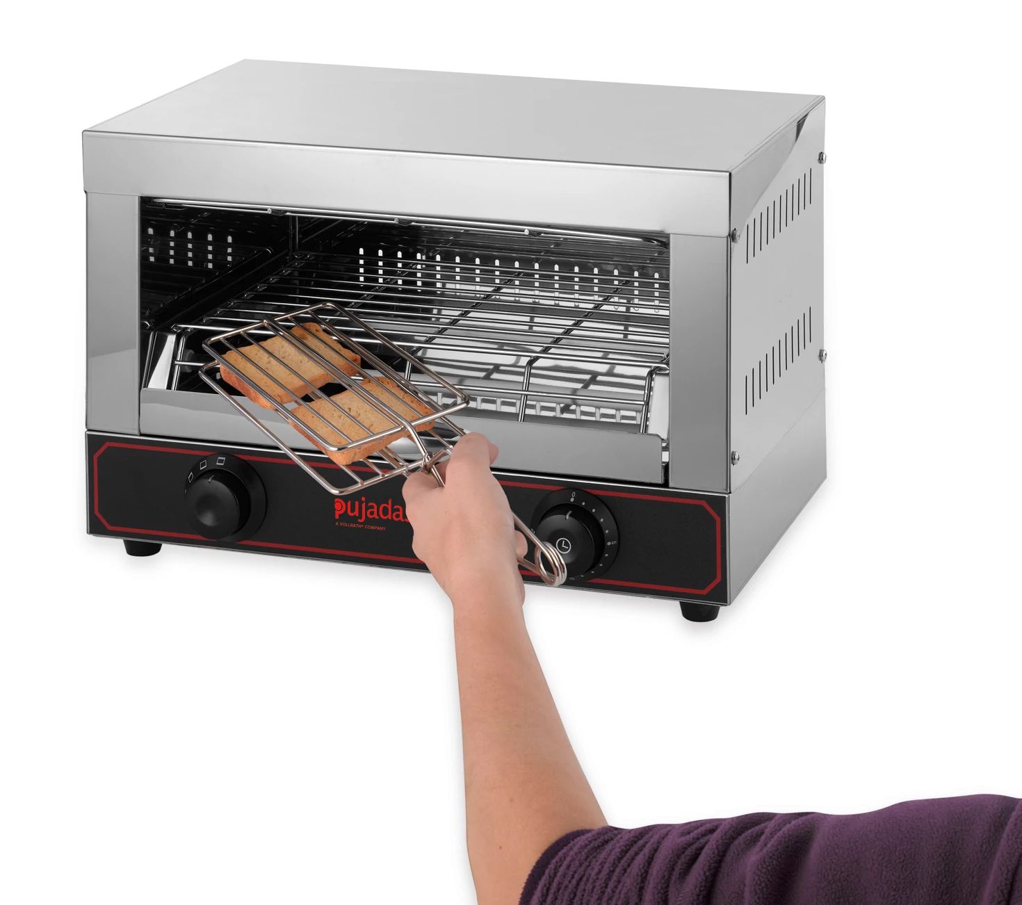 Torradeira Profissional Aço Inox 80-100 Fatias/Hora 1700W