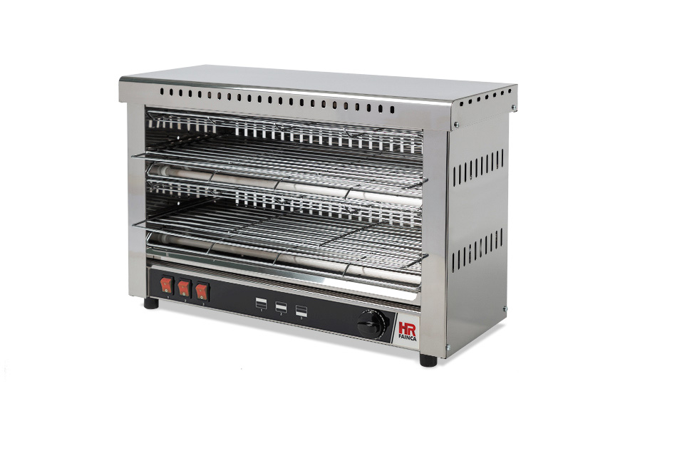 Torradeira Profissional 2 Níveis Inox c/ Temporizador