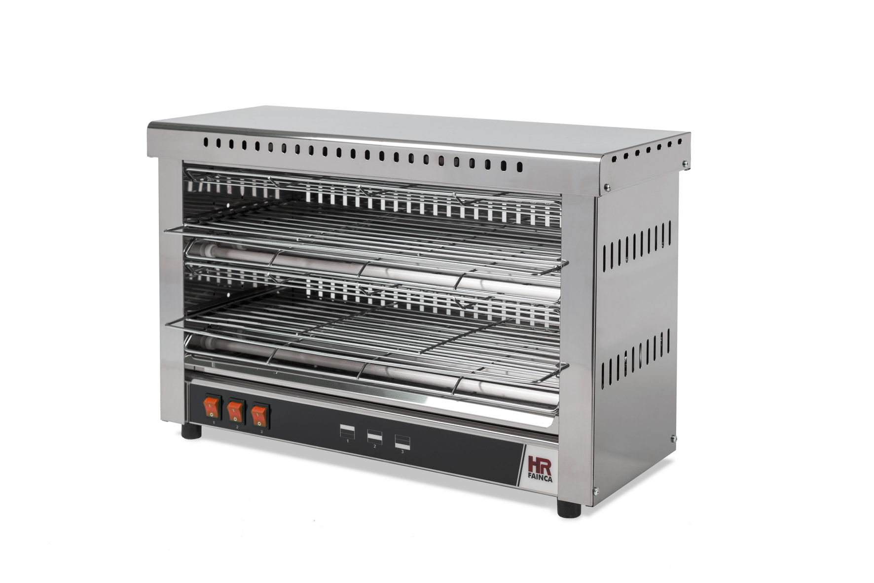 Torradeira Profissional Dupla Inox 4.2kW sem Temporizador
