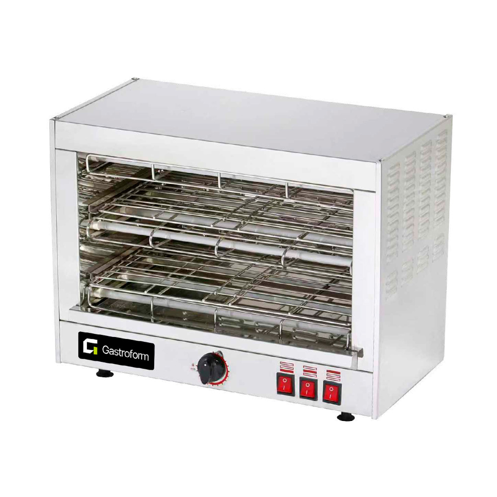 Torradeira Profissional de Quartzo 2 Níveis para Cozinha