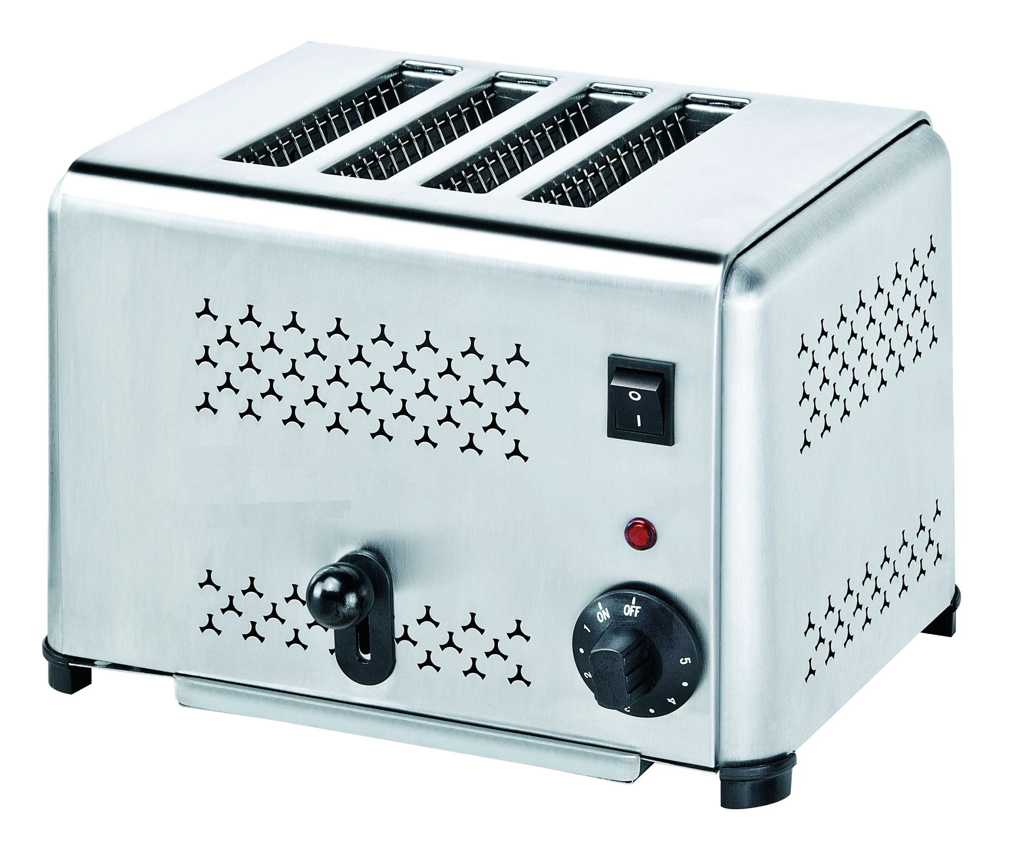 Torradeira Vertical 4 Ranhuras Aço Inoxidável 1800W