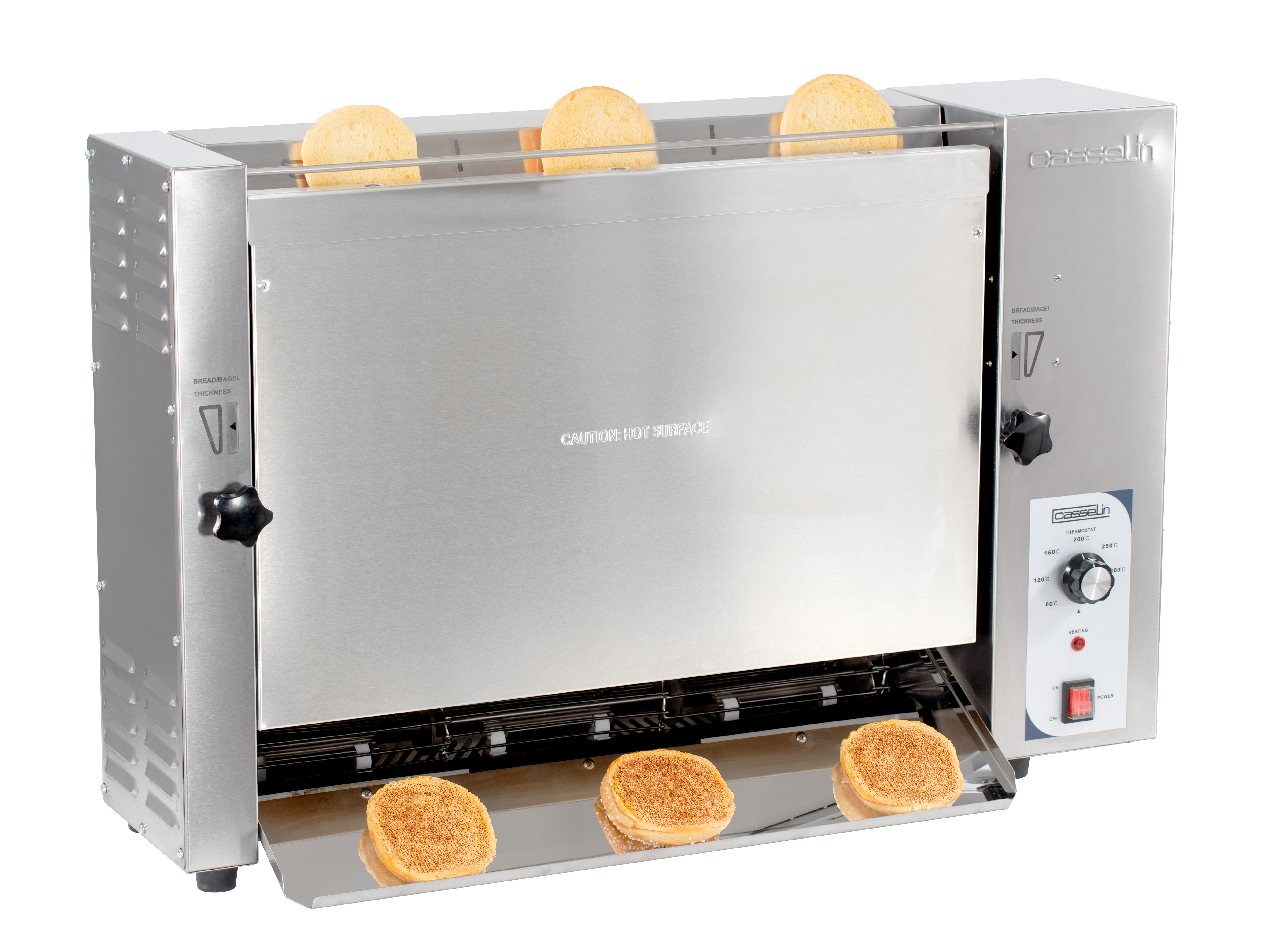 Torradeira Vertical Automática para Pão de Hambúrguer 1800 Torr./h