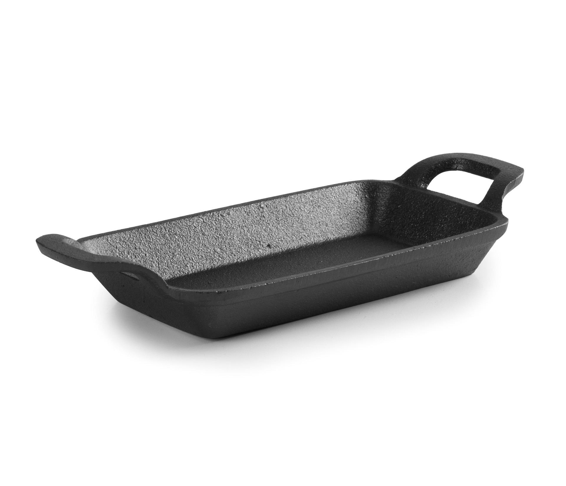 Travessa de Ferro Retangular 22,5x10 cm para Serviço de Mesa