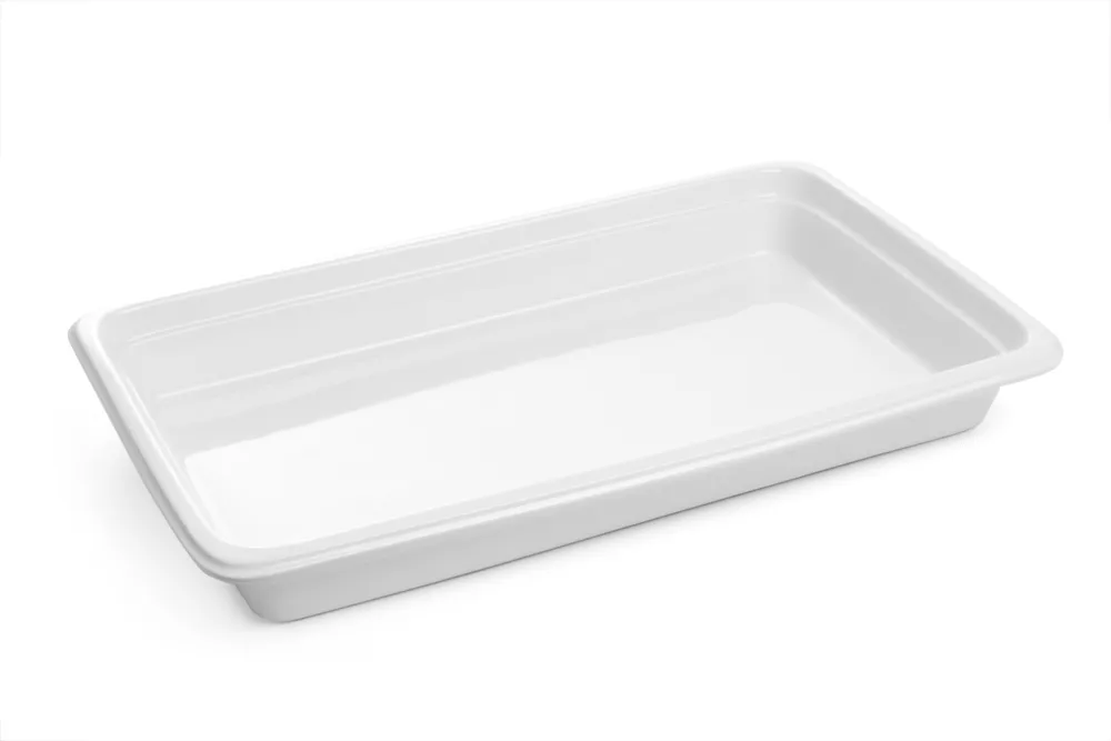 Travessa Gastronorm GN 1/1 Porcelana | Resistência Superior | 530x325x65mm