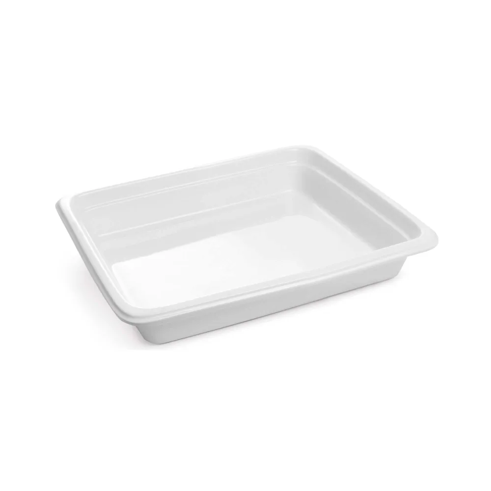 Travessa Gastronorm GN 1/2 Porcelana Resistente 325x265mm
