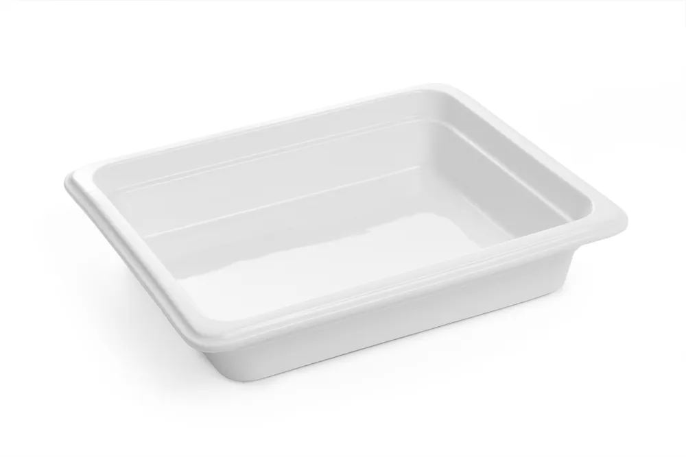 Travessa Gastronorm GN 1/2 Porcelana Resistente 325x265mm