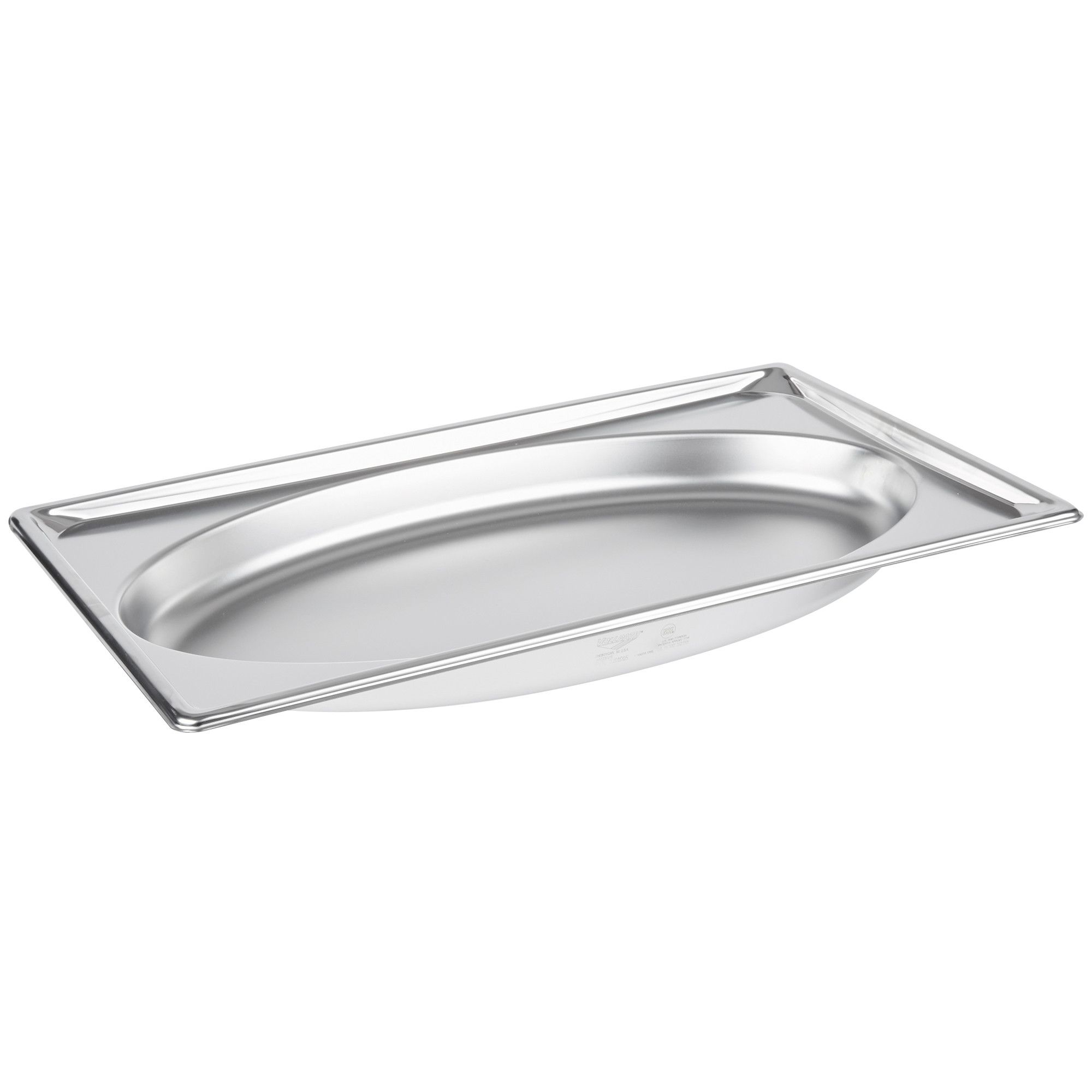 Travessa Oval Inox GN 1/1 Profundidade 5.1cm para Buffet