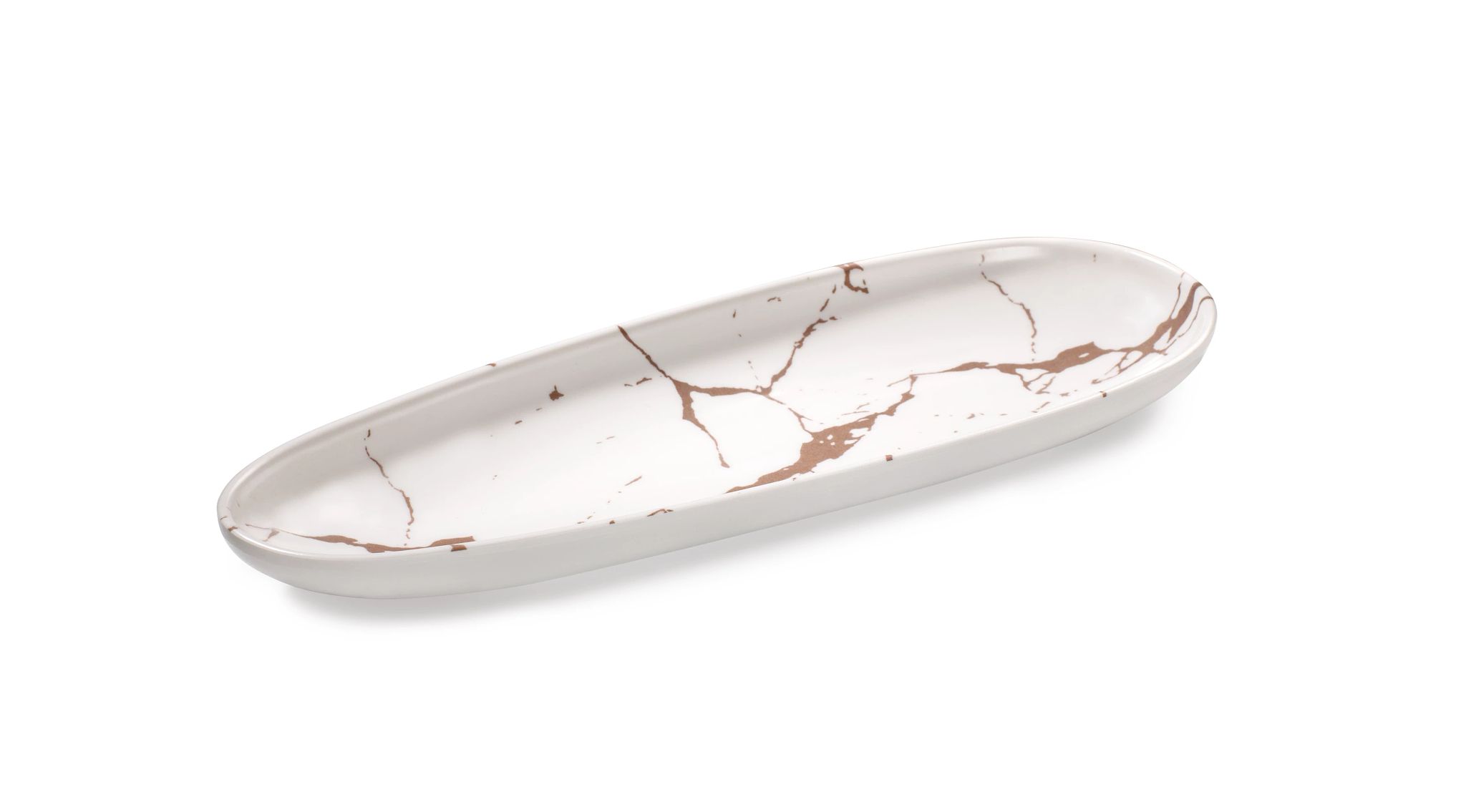 Travessa Oval Melamina 30.5 x 11 cm para Buffet