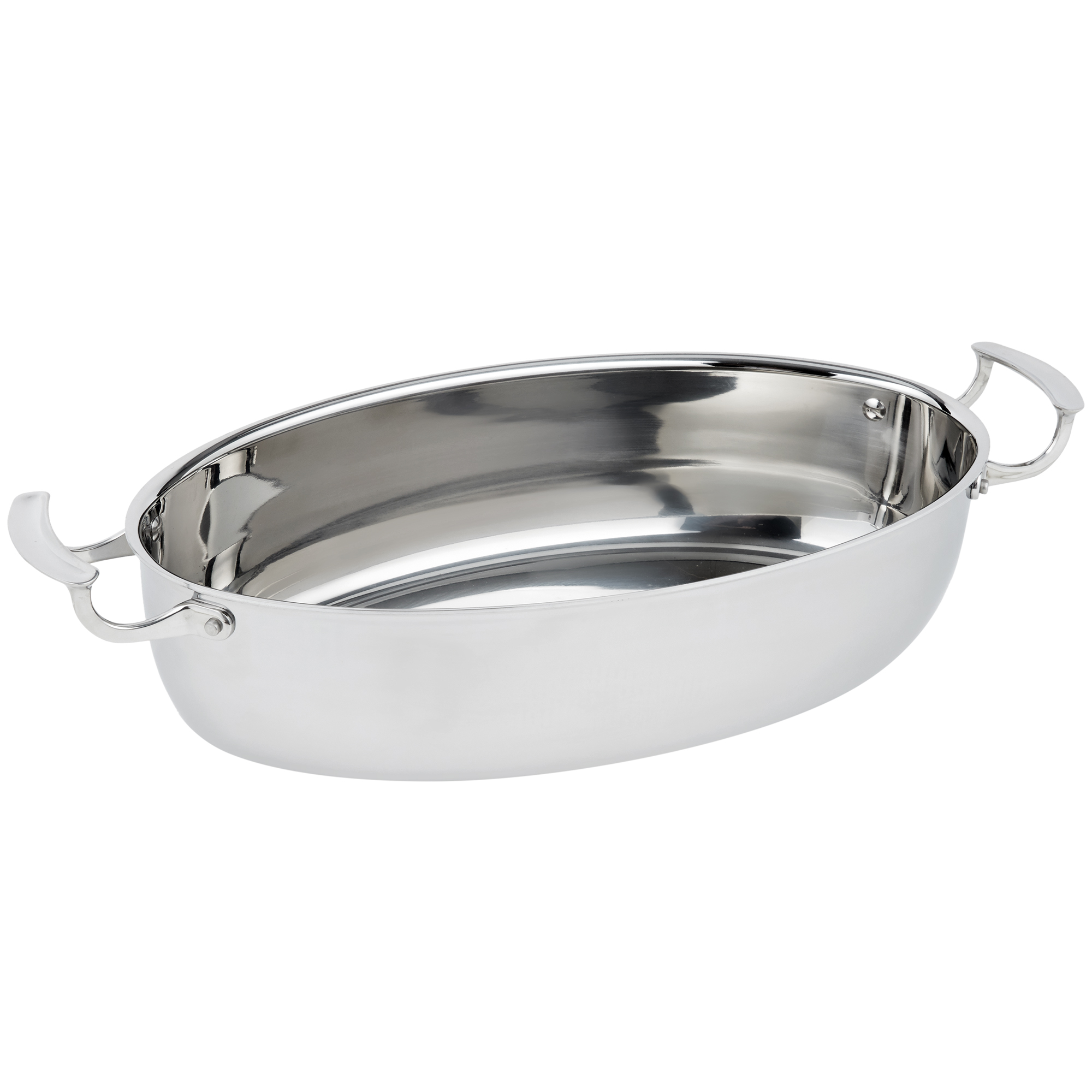 Travessa Oval Gratinados 6.6L Aço Inoxidável para Indução