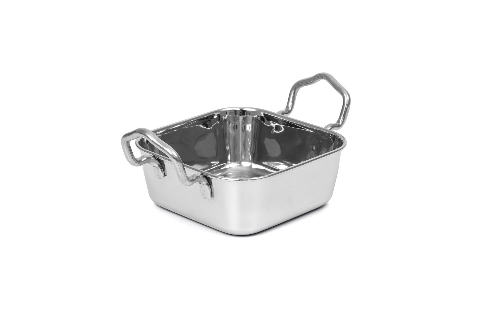 Mini Assadeira Quadrada Aço Inoxidável 0.45L