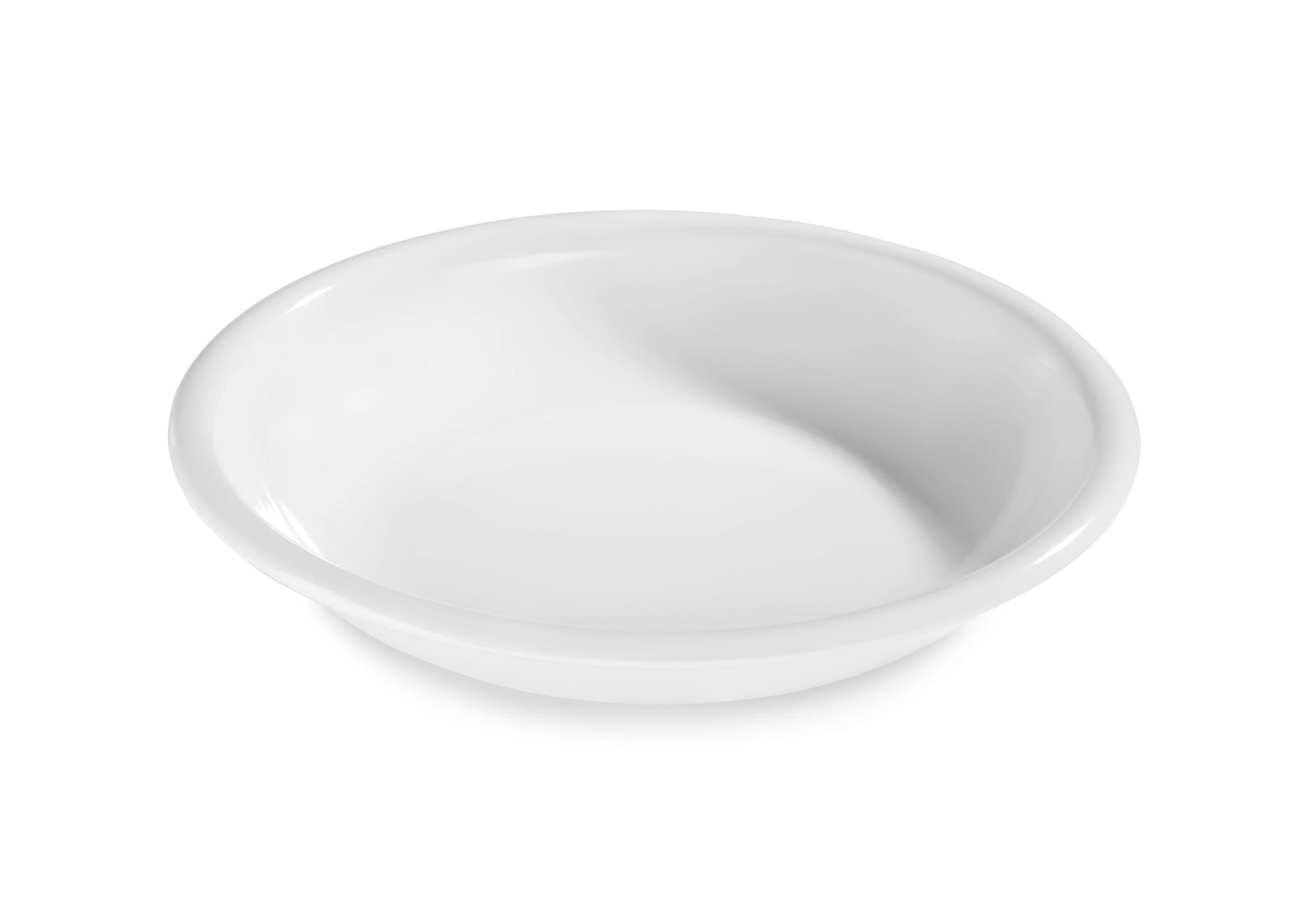 Travessa Redonda Melamina 36 cm Branca para Serviço de Mesa