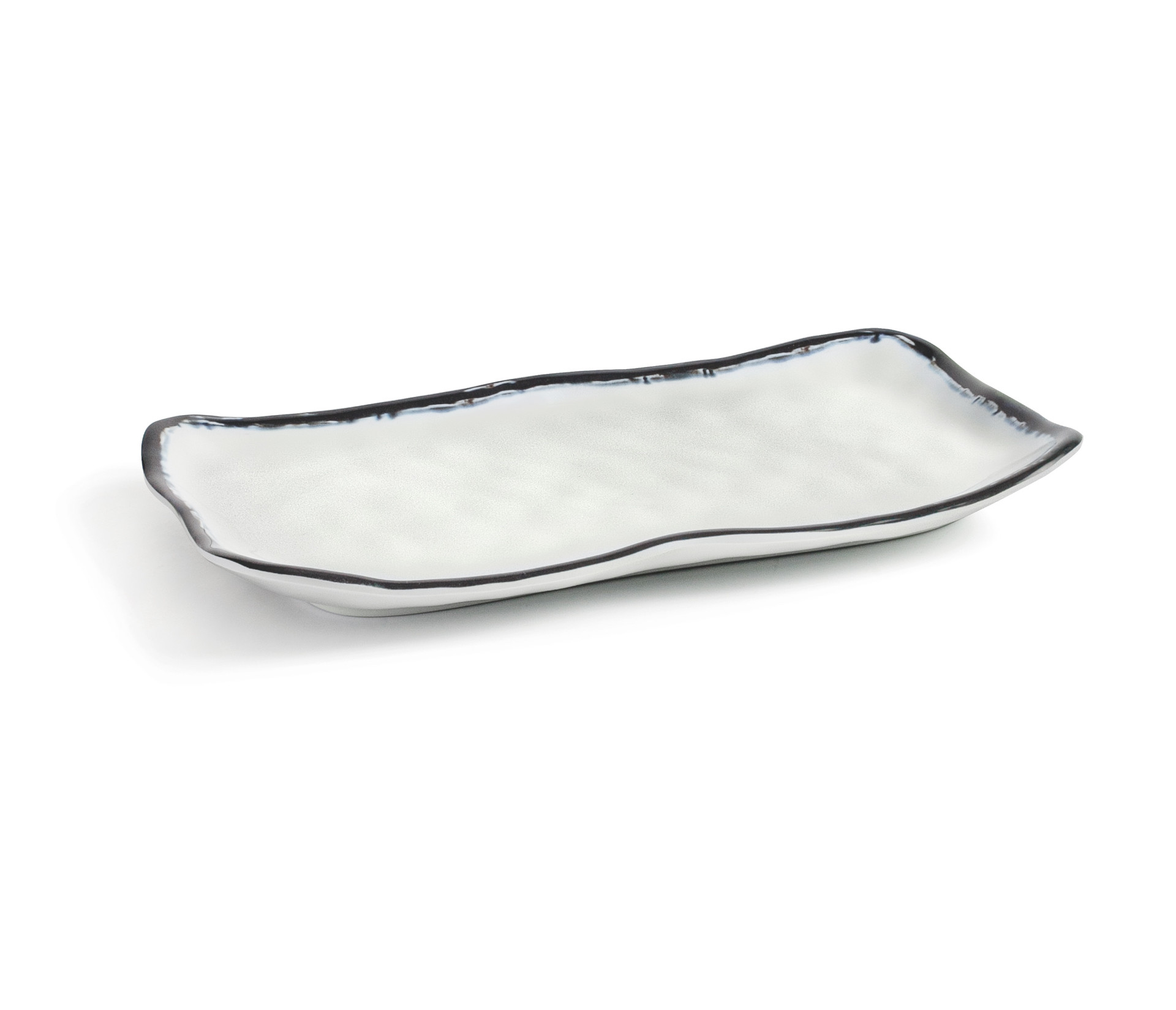 Travessa Retangular Melamina 29x17,5 cm para Serviço de Mesa