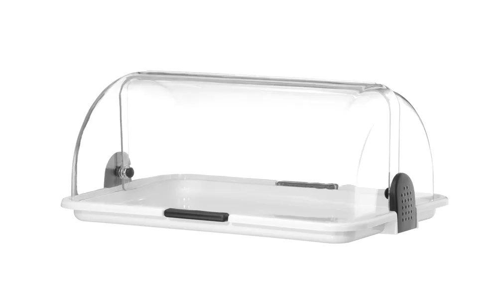 Travessa com Tampa Roll-Top Retangular 380x260mm