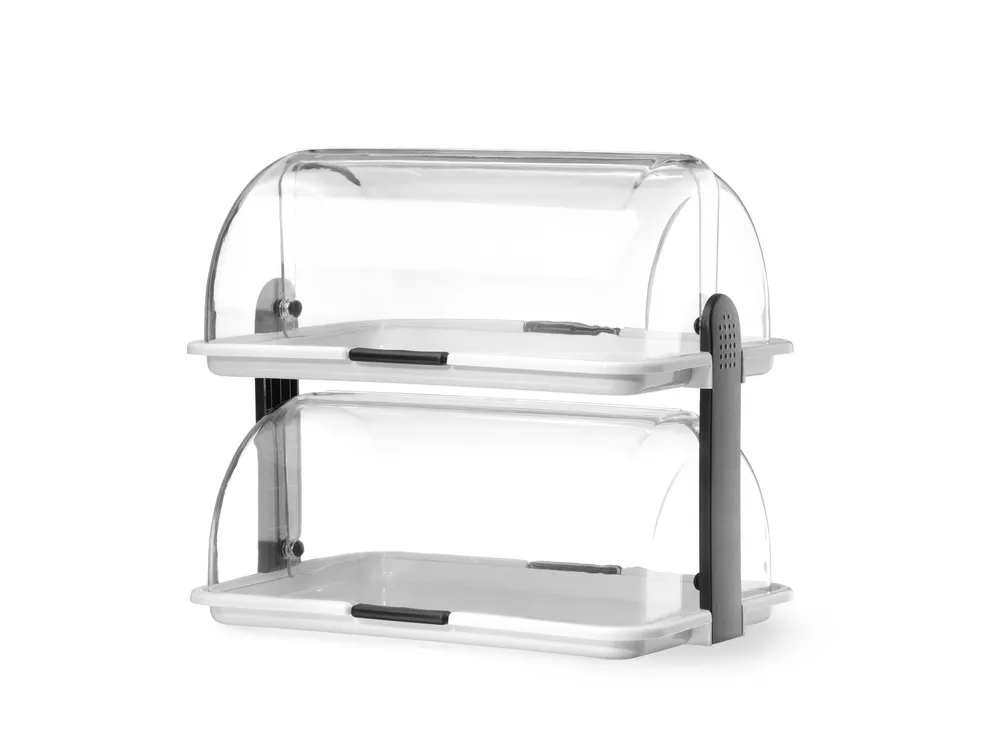 Travessa com Tampa Roll-Top Retangular 380x260mm