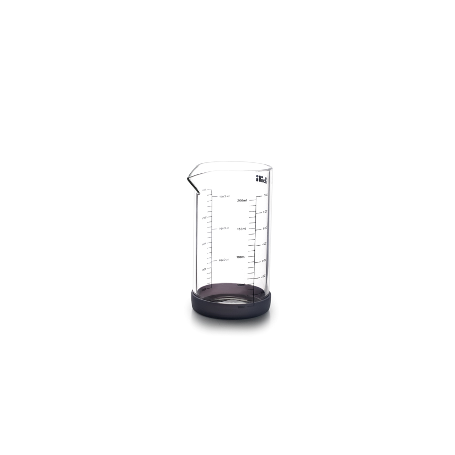 Vaso Medidor Mini 100 ml em Borosilicato com Base Antiderrapante