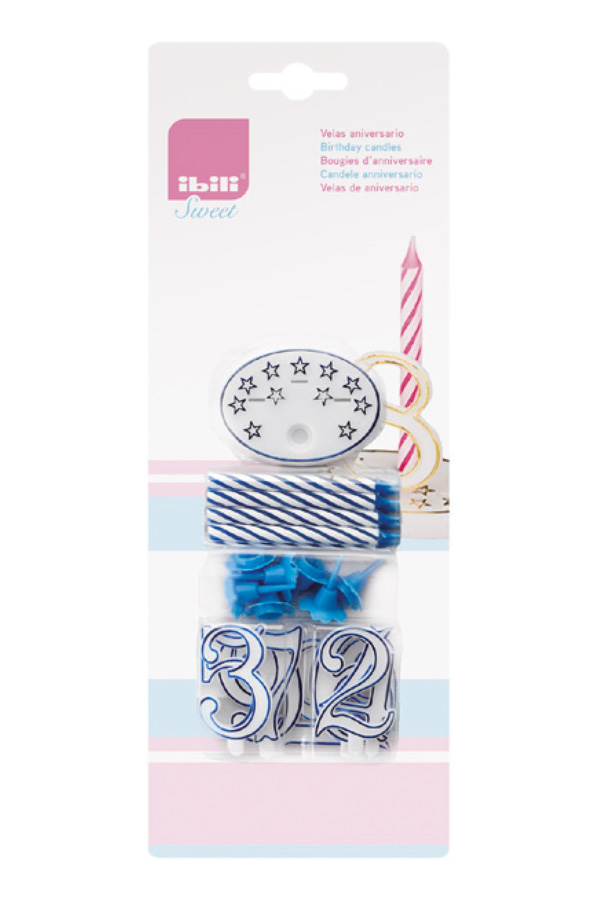 Velas de Aniversário para Bolos e Celebrações em Pastelaria