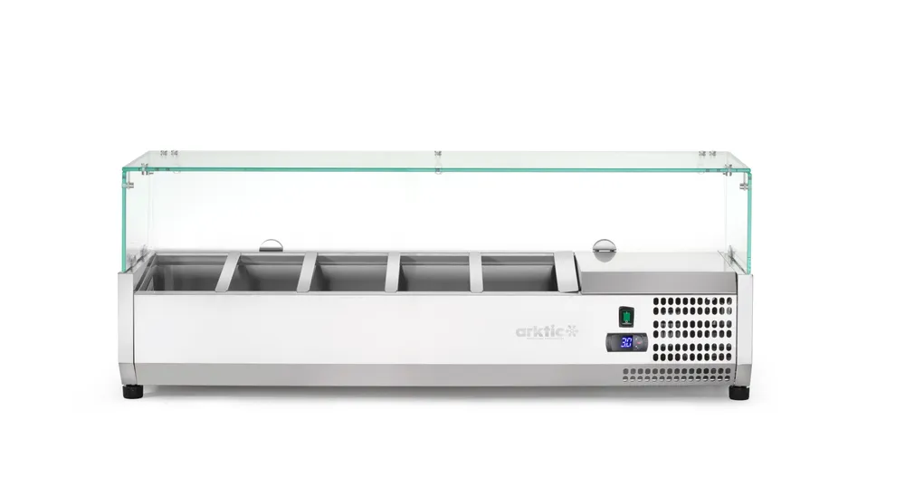 Vitrine Refrigerada 8x GN 1/4 Elétrica 1805mm