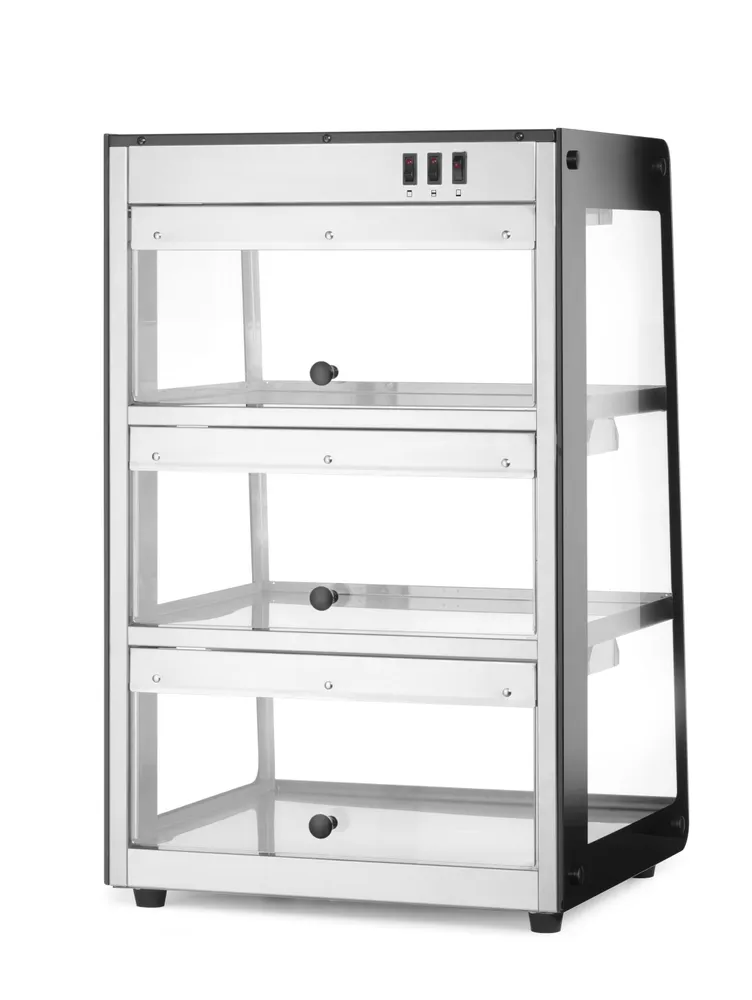 Expositor Aquecido Bancada, 3 Níveis, 500W
