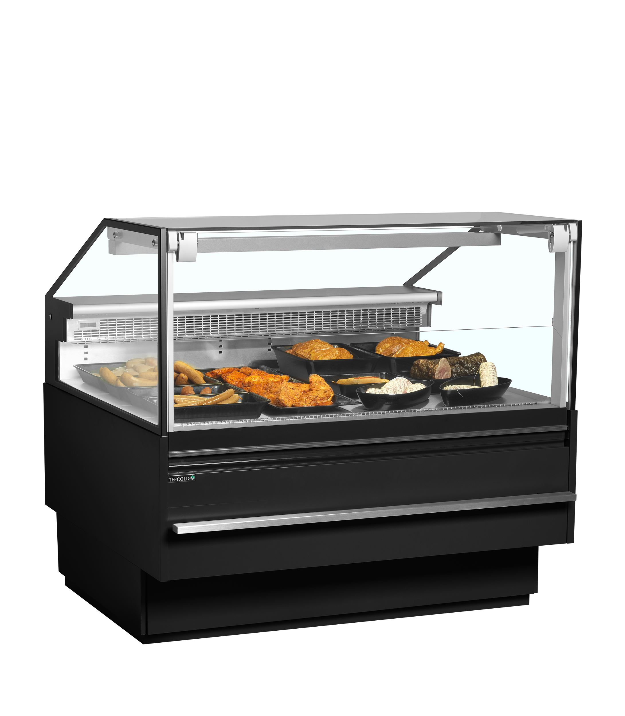 Vitrine de Charcutaria Refrigerada 900mm Vidro Anti-embaciamento