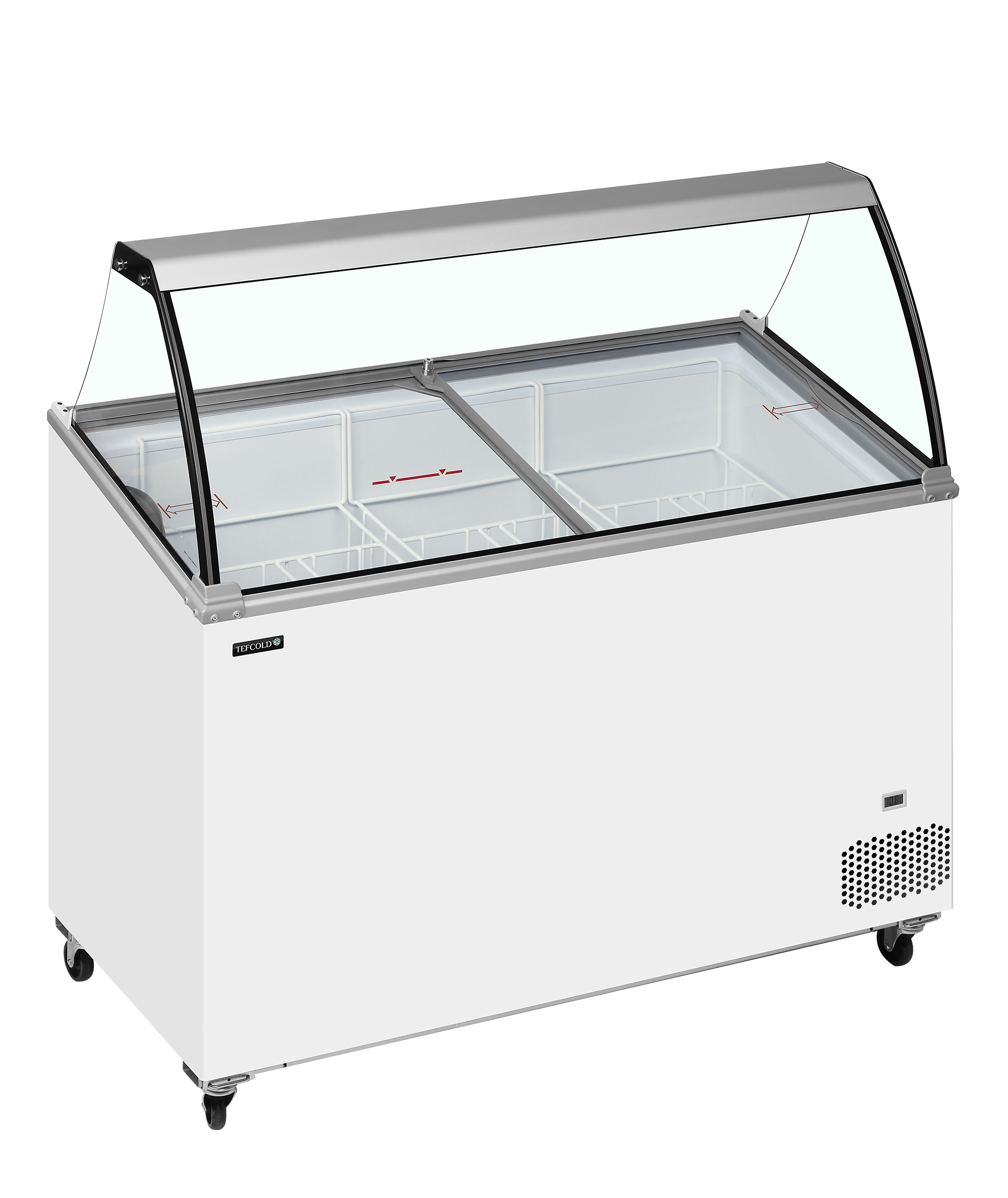 Vitrine Congeladora de Gelados 325L Curva IC401SCE+SO