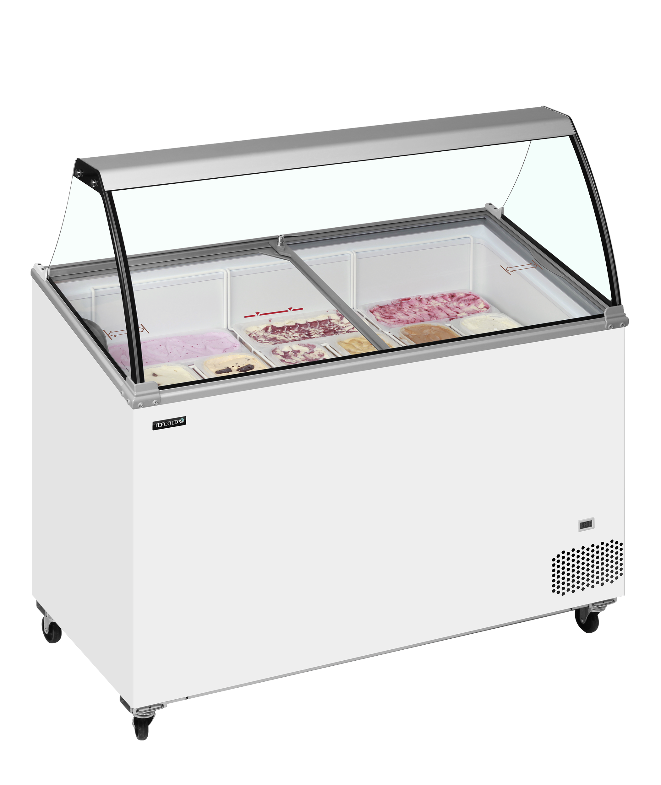 Vitrine Congeladora de Gelados 325L Curva IC401SCE+SO