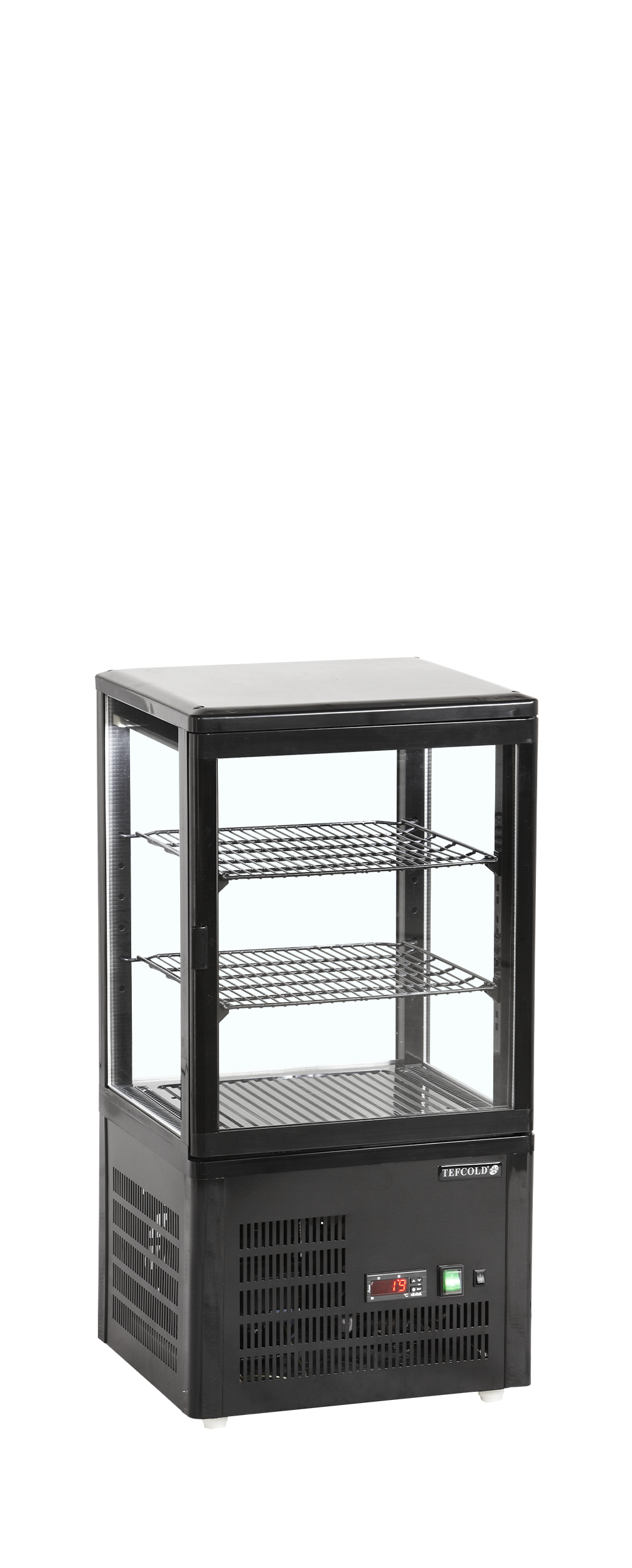 Vitrine Expositiva Refrigerada 60L | Vidros Duplos Pretos