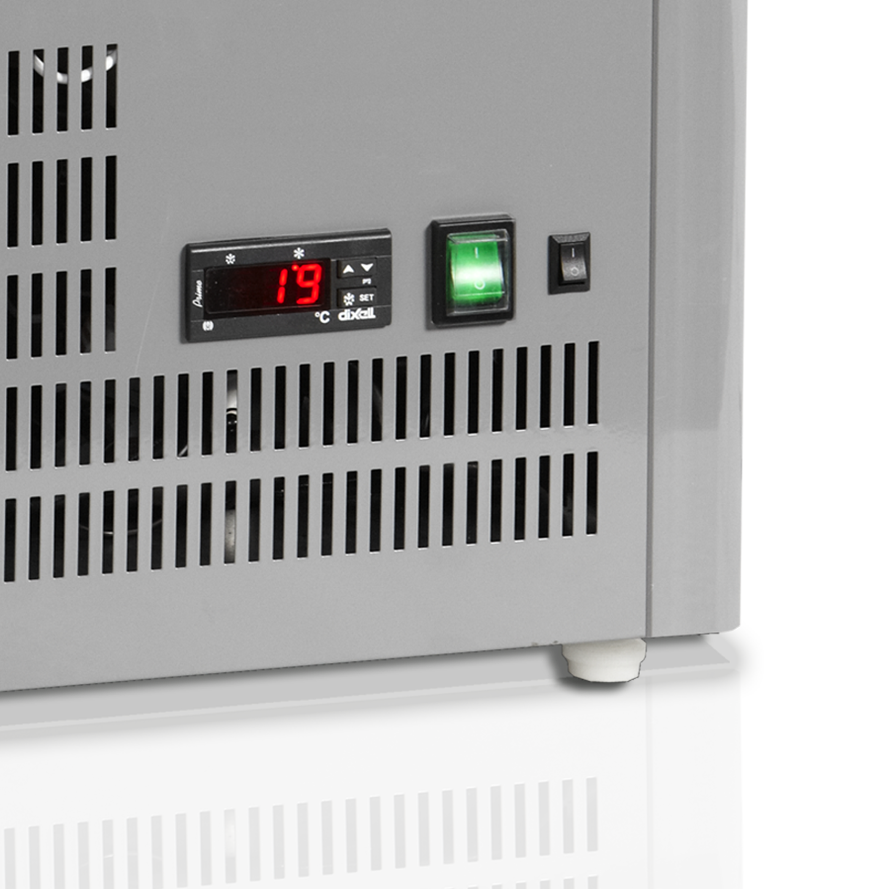 Vitrine Expositora Refrigerada 60L Cinzenta UPD60