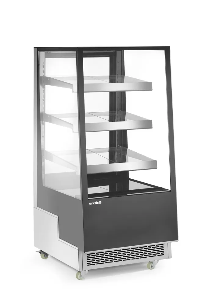 Expositor Frigorífico 300L com 3 Prateleiras Inclinadas