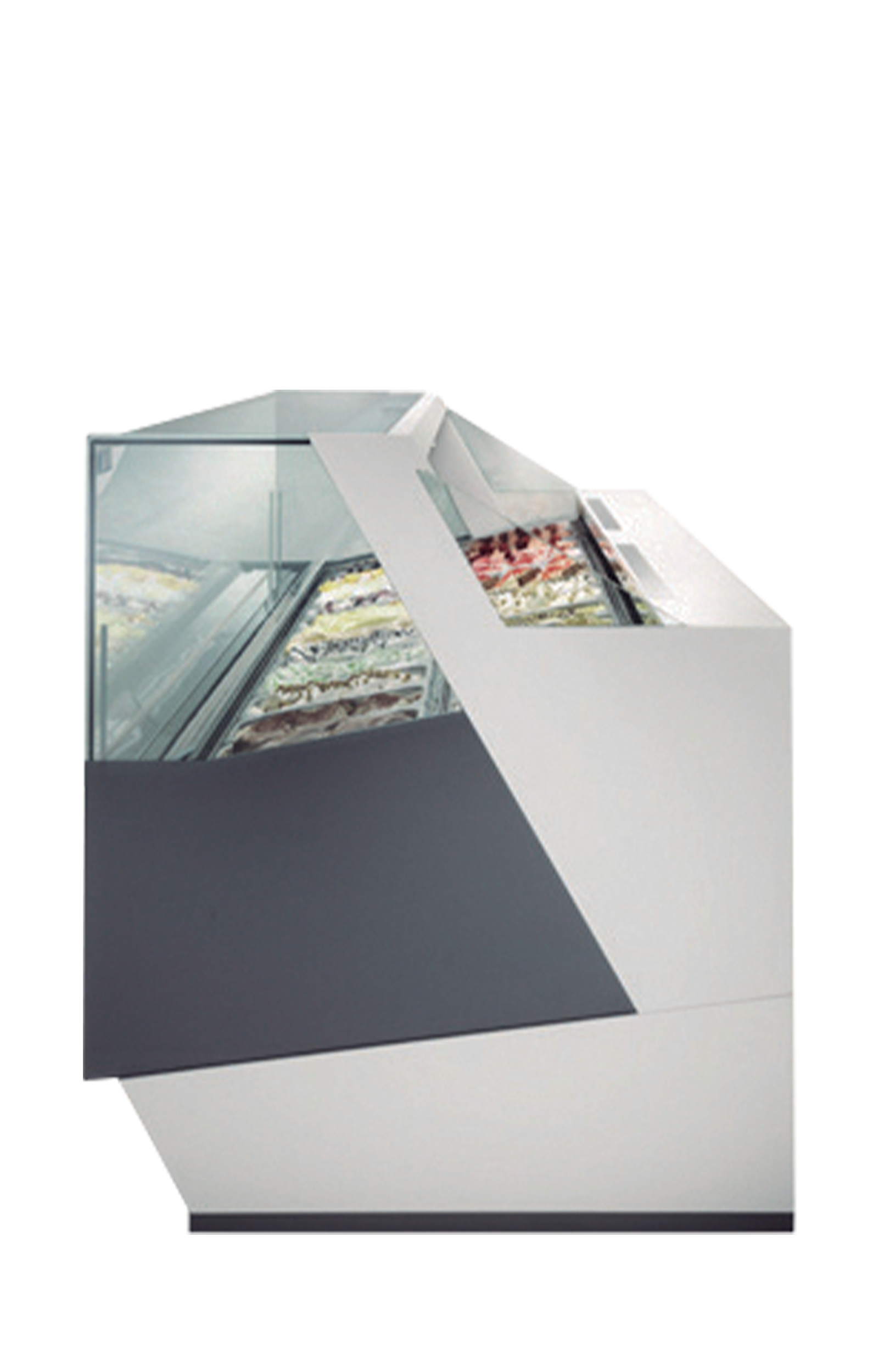 Vitrine de Gelados Profissional Ventilada 1176mm