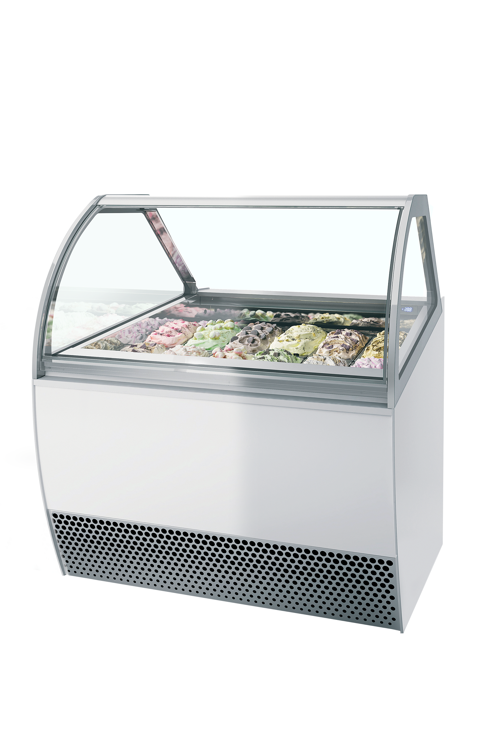 Vitrine de Gelados Profissional Ventilada LX12