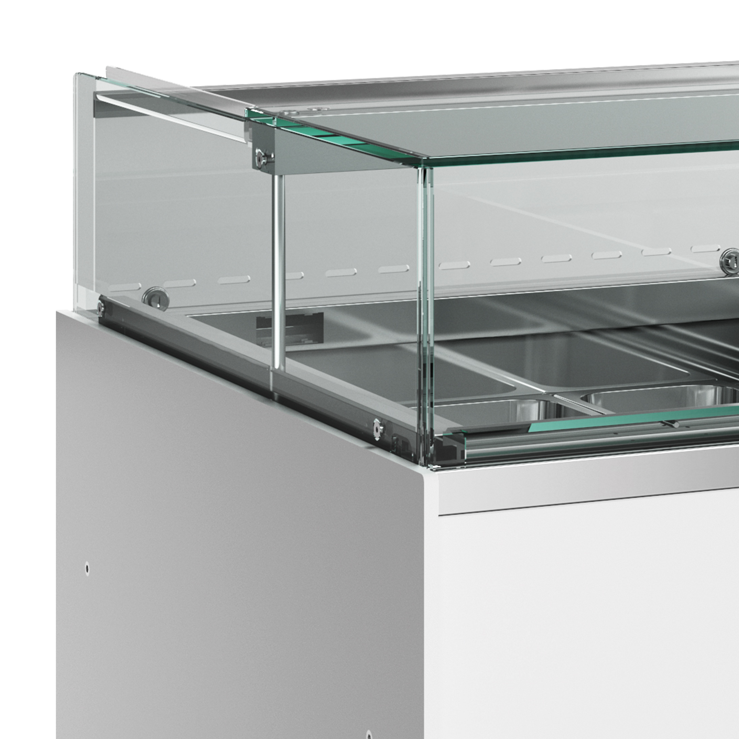 Vitrine de Gelados DELTA NEW Zona Dupla 12 Tabuleiros 1270mm