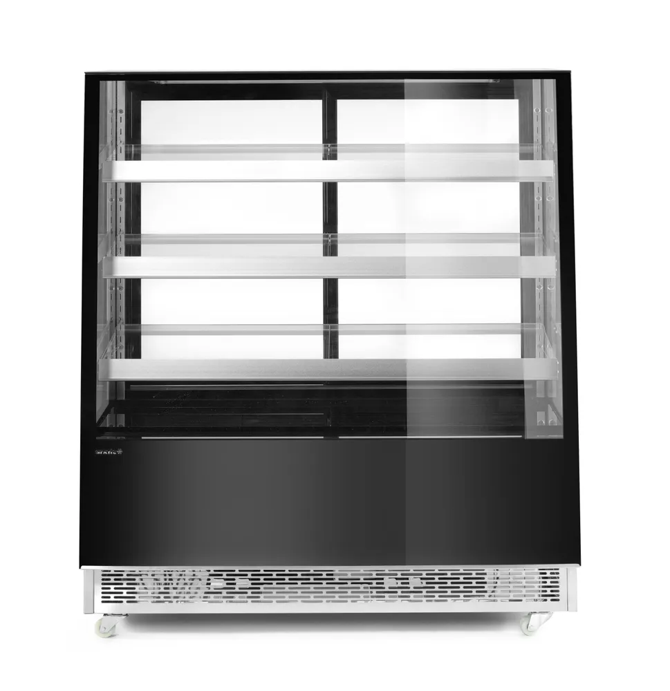 Expositor Frigorífico 500L com 3 Prateleiras Inclinadas 900mm
