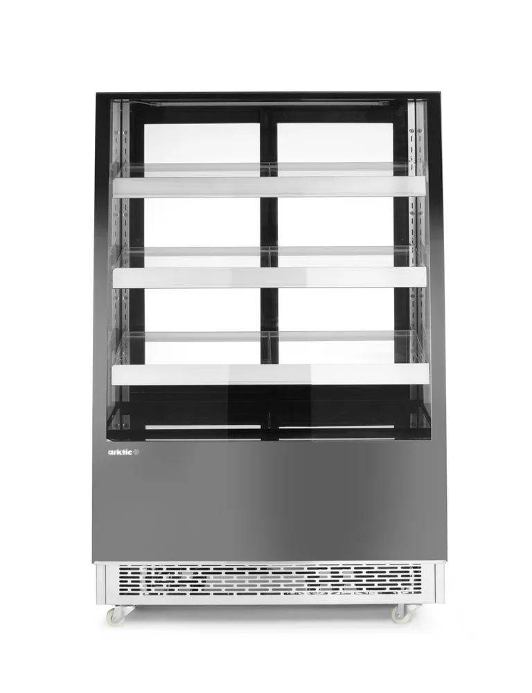 Expositor Frigorífico 500L com 3 Prateleiras Inclinadas 900mm