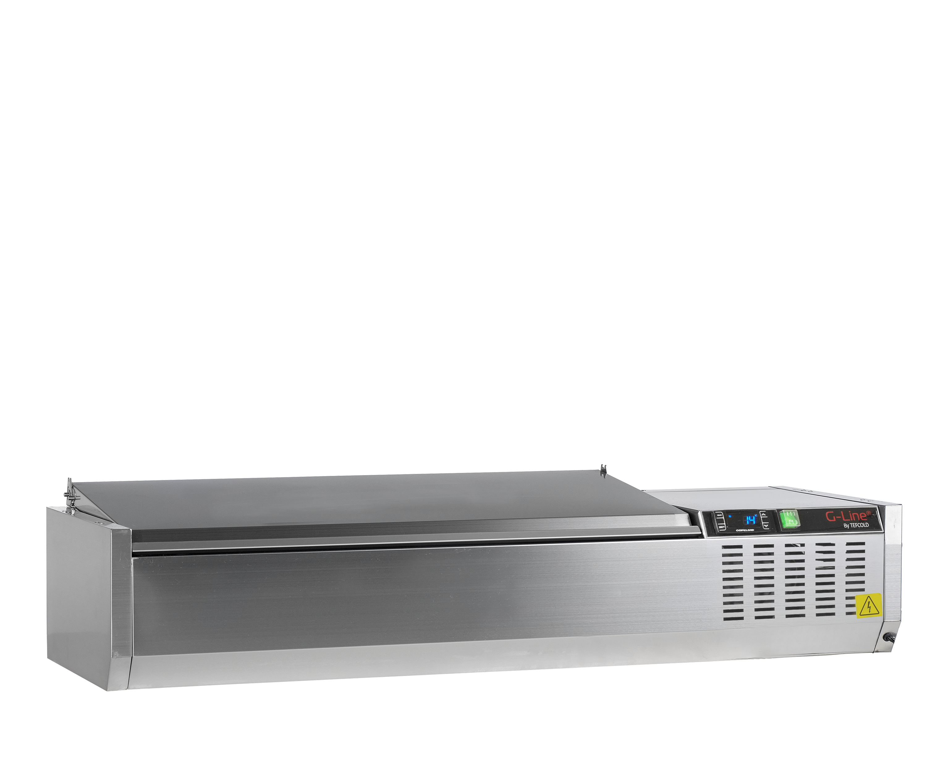 Vitrine Refrigerada de Balcão GN1/3 Inox 1200mm