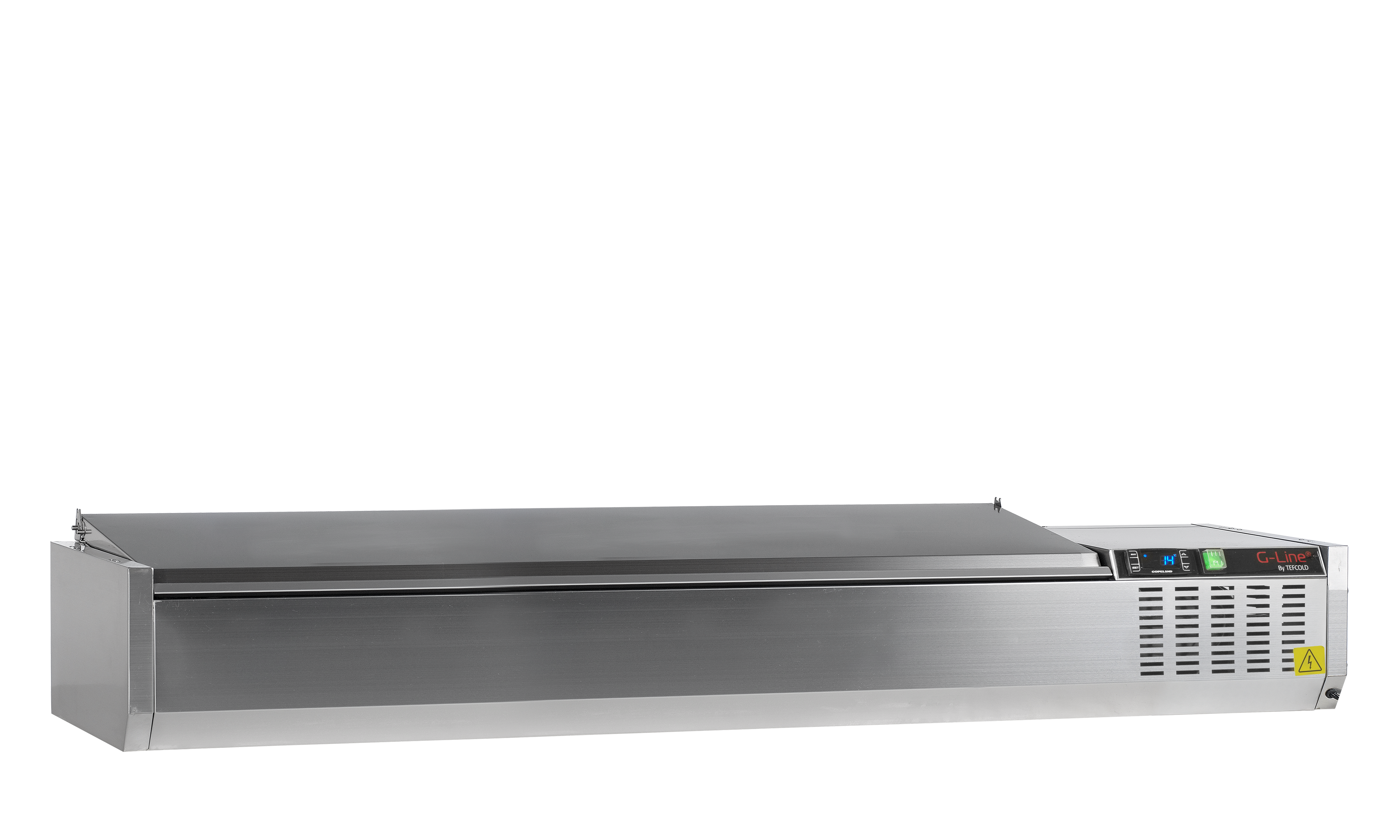Vitrine Refrigerada de Balcão Inox 1800mm GN1/3