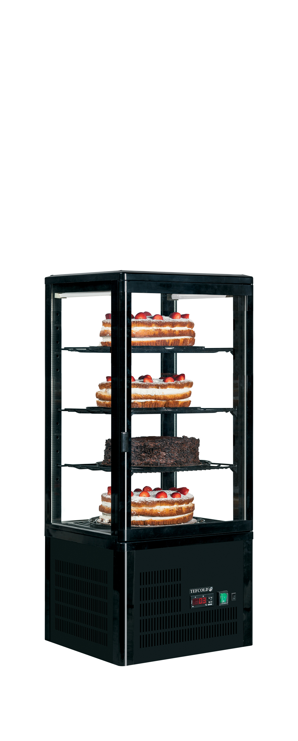 Vitrine Refrigerada Expositora 78L Preta