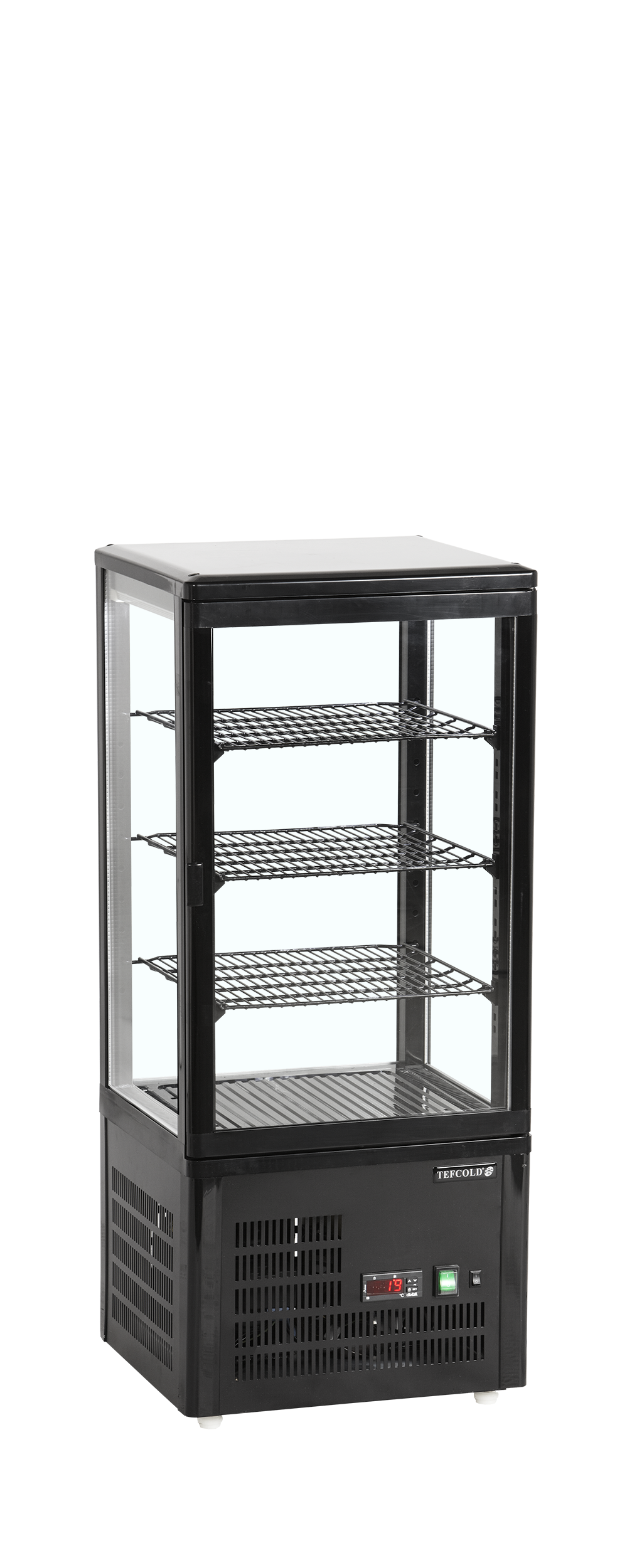 Vitrine Refrigerada Expositora 78L Preta
