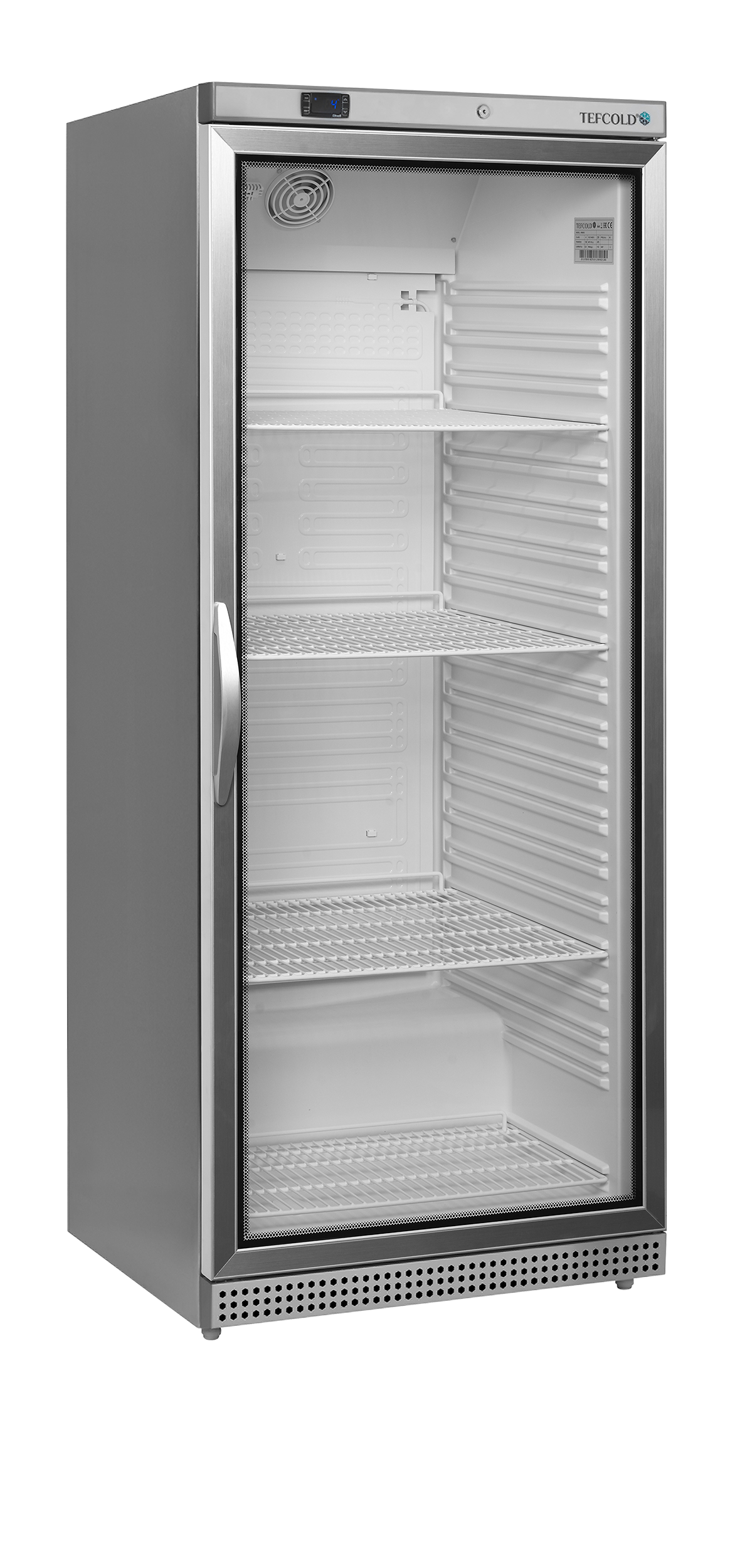 Vitrine Refrigerada Expositora GN2/1 570L com Porta de Vidro